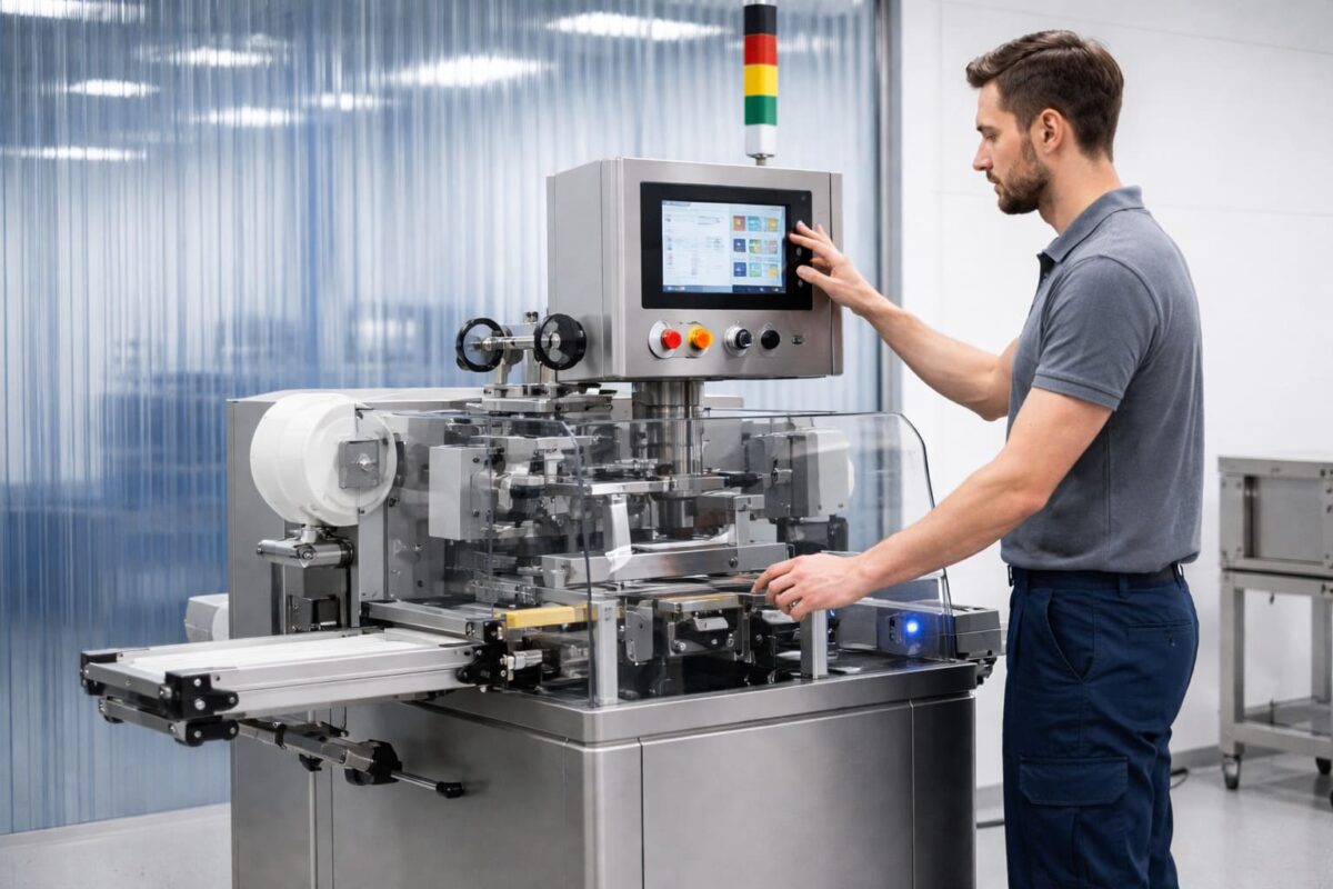 PVC Streifenvorhang im Bereich Maschinen