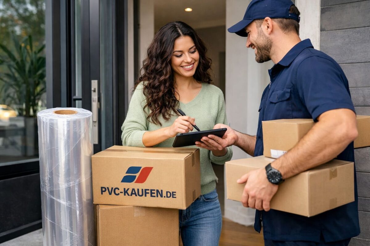 PVC Zustellung durch unseren Logistiker