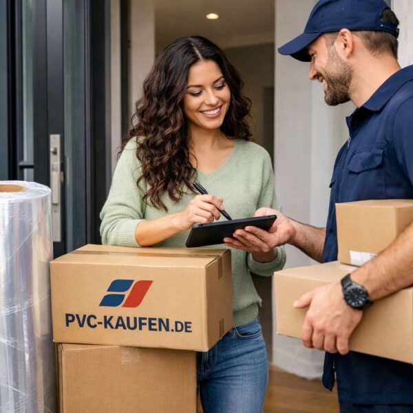PVC Zustellung durch unseren Logistiker