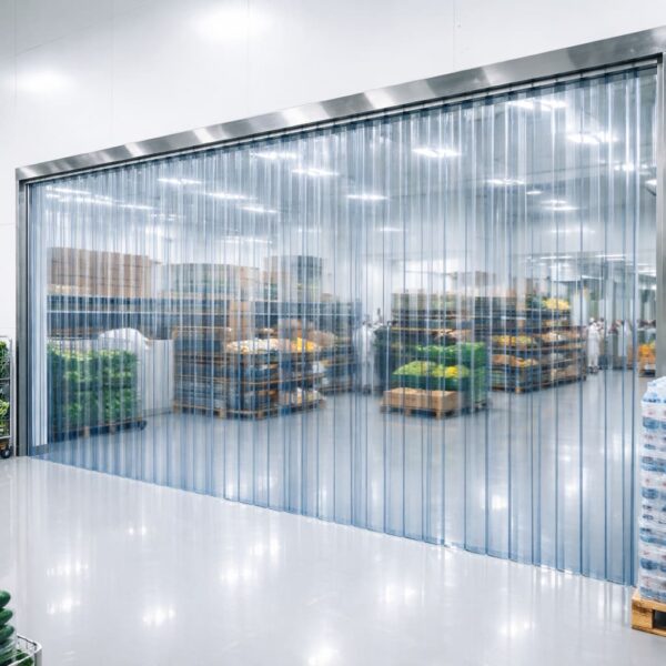 PVC Lamellenvorhang Supermarkt