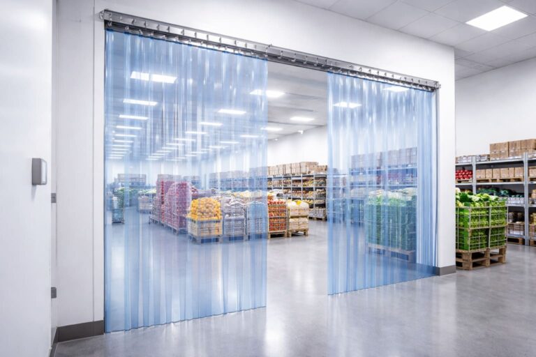PVC Lamellenvorhang im Lebensmittelbereich
